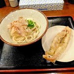 Sanuki Udon Yamato - しょうゆうどん冷、げそ天