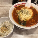 太陽のトマト麺 - 太陽のチーズラーメン＆ちびリゾ