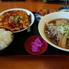 鳳仙閣 - 麻婆豆腐定食 醤油ラーメン