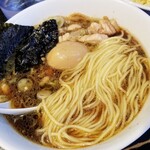 塩そば専門店 桑ばら - はつかり醤油の鶏醤油つけそば