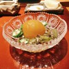 西麻布天ぷら魚新 - 南高梅の前菜