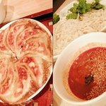 粥麺楽屋 喜々 - “満月（夜のみ）＆トムヤムクン麺””