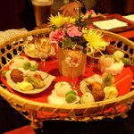 蔵屋敷　LUNA　交野屋 - 前菜　籠盛