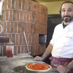 マッシモッタヴィオ - 石窯とマッシモ氏(^^)