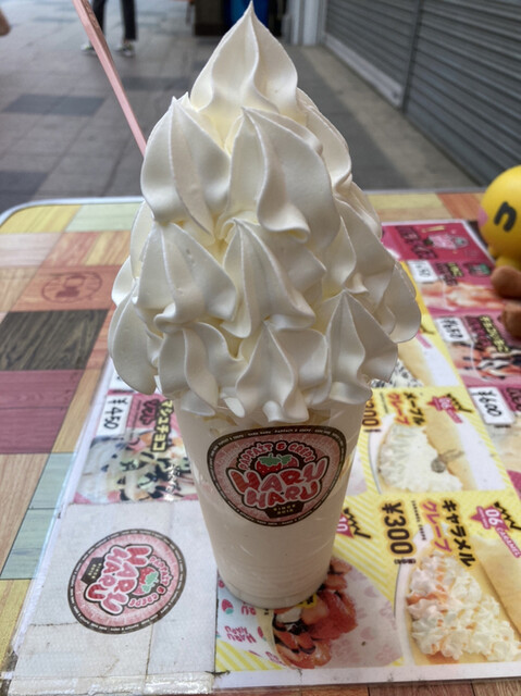 閉店】パフェ&クレープ ハルハル 狸小路店 - 狸小路/ソフトクリーム 