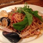 ピッツェリア ノーチェ - ペスカトーレU手長海老、ムール貝など）