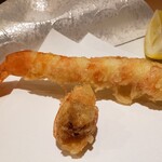 難波 鮨 よこ田 - 天草の才巻海老 天冨良