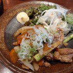 Banchou - 鶏とアスパラ炒め