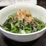 つかふき屋 - ピーマン塩昆布