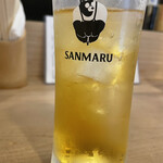 Sanmaru Shokudou - ランチ飲み物 ジャスミン茶いただきました