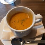 Turu no Omotenashi - セットの野菜スープ、最高に美味♪