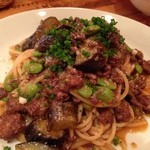 ピッツェリア ノーチェ - 鴨と自畑ナスの赤ワインラグー