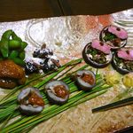 千松しま - 【あけび、無花果、椎茸、糸南京など】♫2012/10