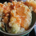 旬割烹寿司おおくぼ - ミニ天丼