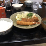 大関 - えびフライ・ひれかつ定食