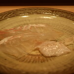 鮨 しみづ - 長崎県平戸の平目アップ