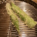 てんぷら 下村 - アスパラ