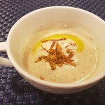 154026412 - 菊芋の豆乳スープ