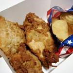 ビッグオーブン・チキンアサヒ - ｼｭｰｼｰﾌｨﾚﾁｷﾝｾｯﾄ　600円　　個人的に（＾ω＾）　普通の人はきっと（’’；　