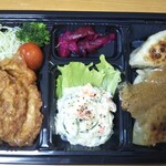 わ楽 - Aチキン南蛮B大判餃子Cポテトサラダ
