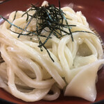 手打ちうどん 自遊席 - 普通盛　太い麺にワクワク