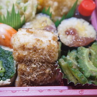 赤坂とゝや魚新 - 江戸前ふっこ翁焼き・インド鮪トロたくル巻・ゴーヤの土佐まぶし 他