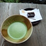 Kyouto Oohara Sanzenin - 抹茶とお菓子  500円