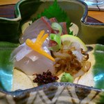 宝塚 しば田 - お刺身も全く臭みがない