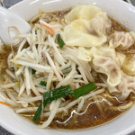 中華麺店 喜楽 - もやしワンタン麺