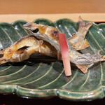 銀座 しのはら - やっぱでかいのがうまーい！頭の先から尻尾までぜーんぶ食べちゃったヾ(｡>ｖ<｡)ﾉﾞ