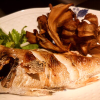 中国四川酒家 蔓山 - ノドグロ、舞茸素揚げ