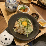 kawara CAFE＆DINING - 宇和島茶漬定食 Uwajima Chazuke Rice Soup with Sea Bream Sashimi Set kawara CAFE&DINING！♪☆(*^o^*)