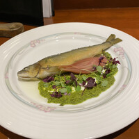 カロッツァ - 鮎のコンフィ