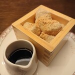 ビリオン珈琲 - わらび餅アイス(500円)