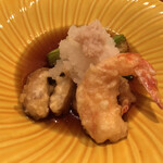 和やまむら - 車海老とほど芋かもナス　アップ