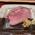 銀座 しのはら - こちらは追加の牛タン！まさか牛タンここで出るとは！そんじょそこらの焼肉屋さんより断然うめえぇぇぇ