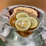 銀座 しのはら - 器はなんと氷から手作りで(ﾟДﾟノ)ノ