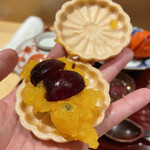 銀座 しのはら - ピオーネとなんだっけ？アプリコット？ママレード？そのへん！(雑)