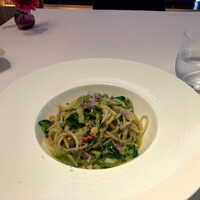 リストランテ カノフィーロ - メインのパスタ。麺は太めでモチモチ系。