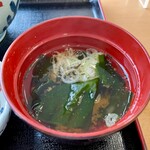 レストラン汐菜 - わかめの味噌汁