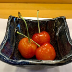 三笠鮨 - 山形産 最高級のさくらんぼ