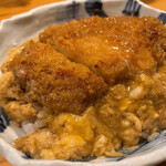 いしば志 - ミニカツとじ丼 アップ