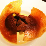 deco - 和栗のクレームブリュレ　チョコレートアイス添え