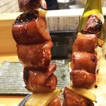 焼き鳥 ばかちん - きも×2