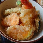 とんかつ三久 - 天丼は美味しかった