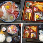 味処 うおみ - 刺身定食とうおみ弁当。味処 うおみ 高棚店(愛知県安城市)食彩品館.jp撮影