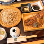 小松庵 総本家 - 穴子天重とお蕎麦(2,850円)