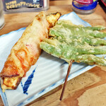 手打ちうどん ぶれーど・う - なすべー＆インゲン