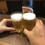 おかめ - カンペー( ^^)／▽▽＼(^^ ) 