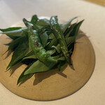 レストラン ウオゼン - 甘長唐辛子にチョリソとツキノワグマラルド